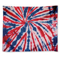 Red And Blue Spider Tie Dye Print Tapestry