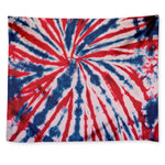 Red And Blue Spider Tie Dye Print Tapestry