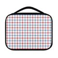 Red And Blue Tattersall Pattern Print Classic Bible Case