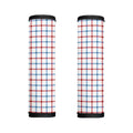 Red And Blue Tattersall Pattern Print Handle Covers