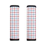 Red And Blue Tattersall Pattern Print Handle Covers