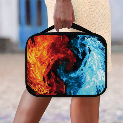 Red And Blue Twin Flame Print Classic Bible Case