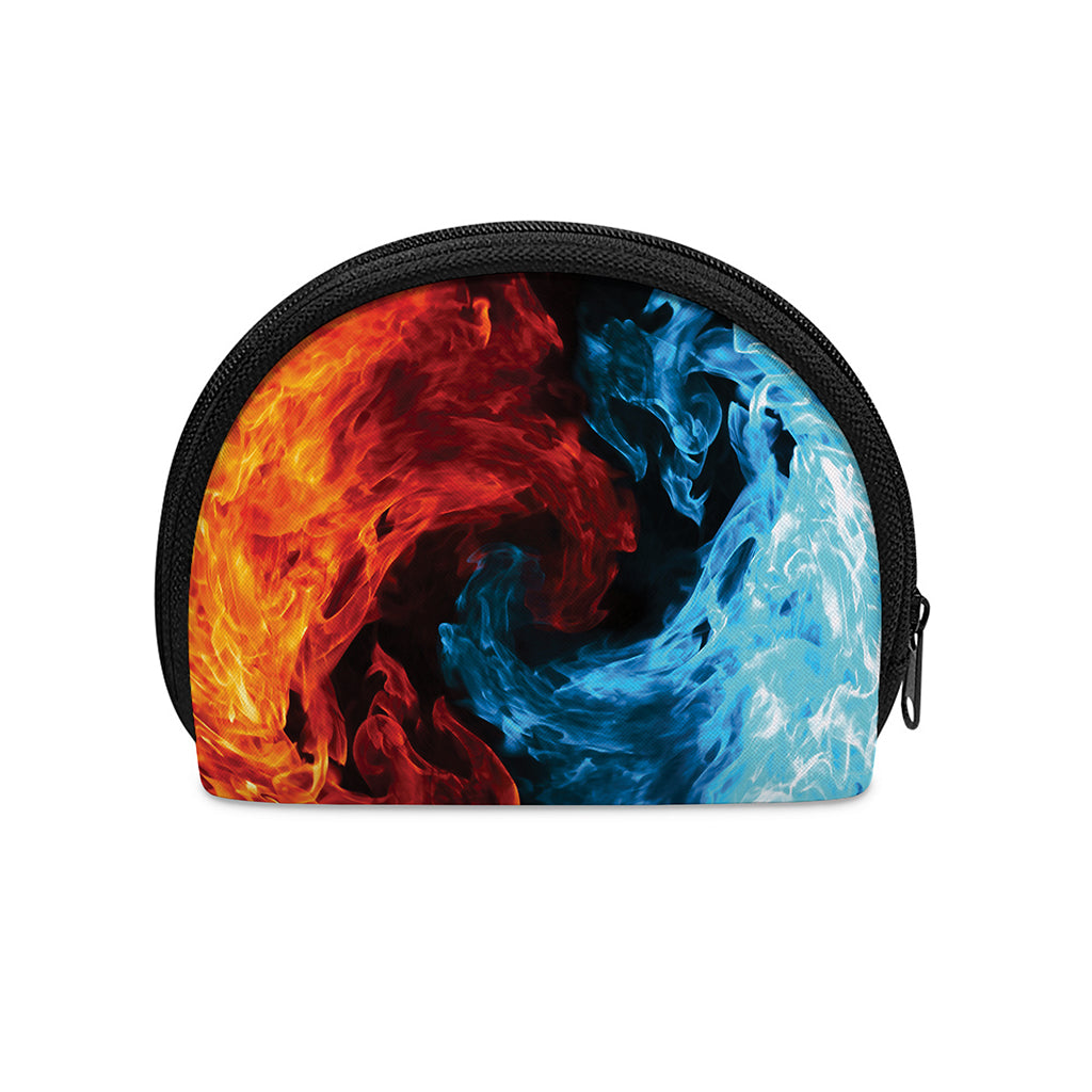 Red And Blue Twin Flame Print Coin Purse