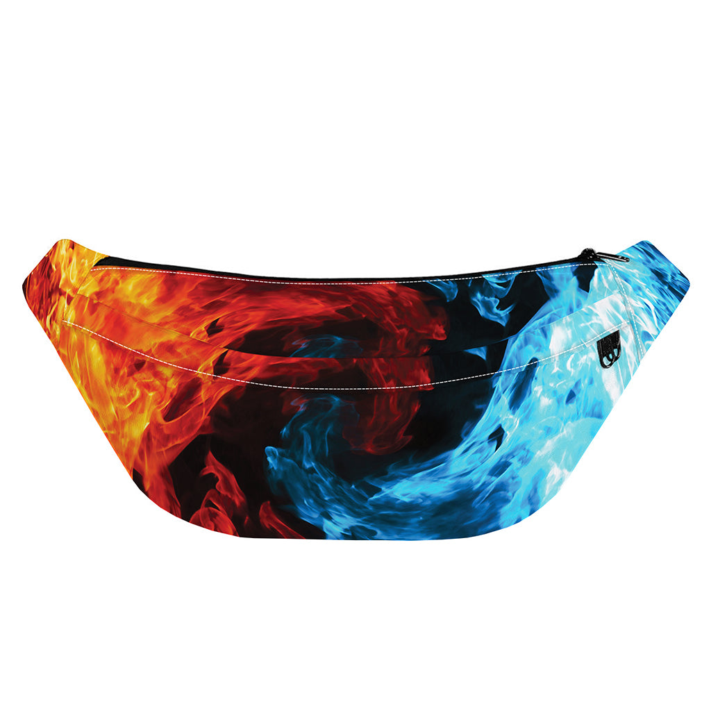 Red And Blue Twin Flame Print Fanny Pack