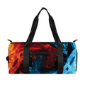 Red And Blue Twin Flame Print Gym Bag