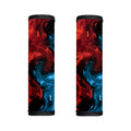 Red And Blue Twin Flame Print Handle Covers