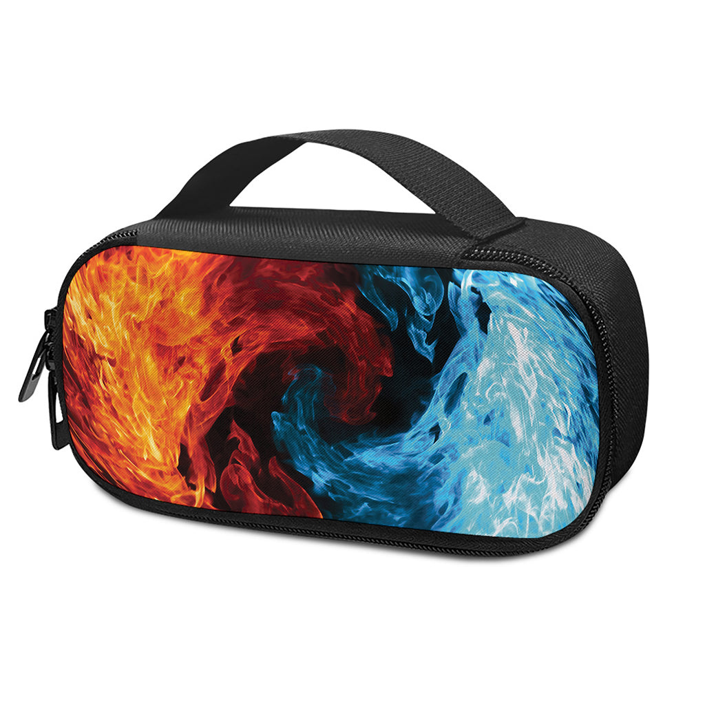 Red And Blue Twin Flame Print Insulin Cooler Travel Case