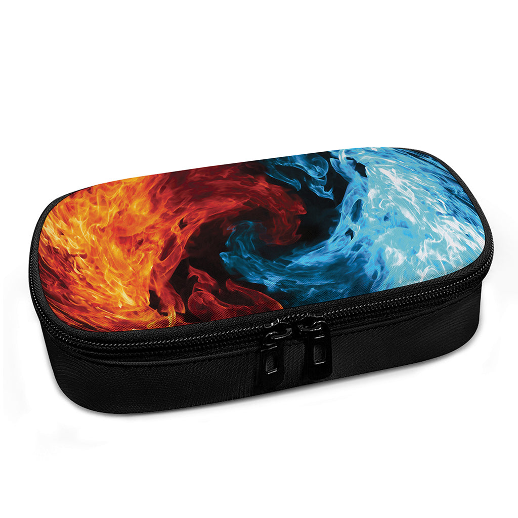 Red And Blue Twin Flame Print Insulin Cooler Travel Case
