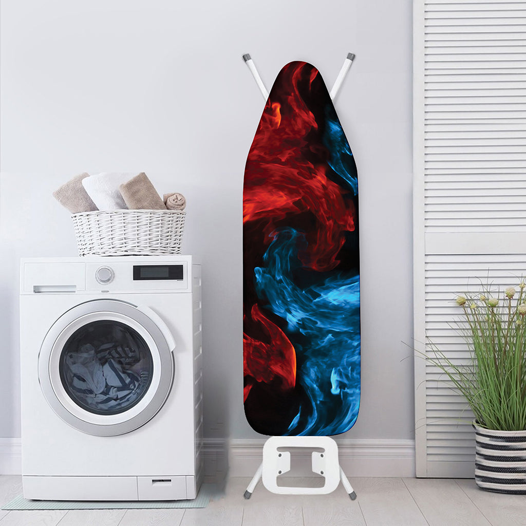 Red And Blue Twin Flame Print Ironing Board Cover