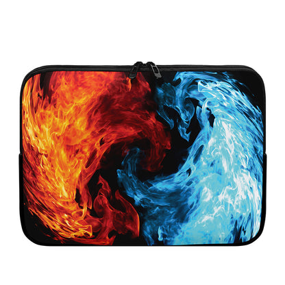Red And Blue Twin Flame Print Laptop Sleeve