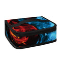Red And Blue Twin Flame Print Small Lunch Bag