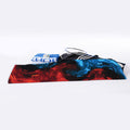 Red And Blue Twin Flame Print Sports Towel