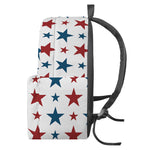 Red And Blue USA Star Pattern Print Backpack