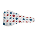 Red And Blue USA Star Pattern Print Bicycle Seat Cover