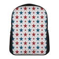 Red And Blue USA Star Pattern Print Casual Backpack