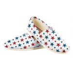 Red And Blue USA Star Pattern Print Casual Shoes