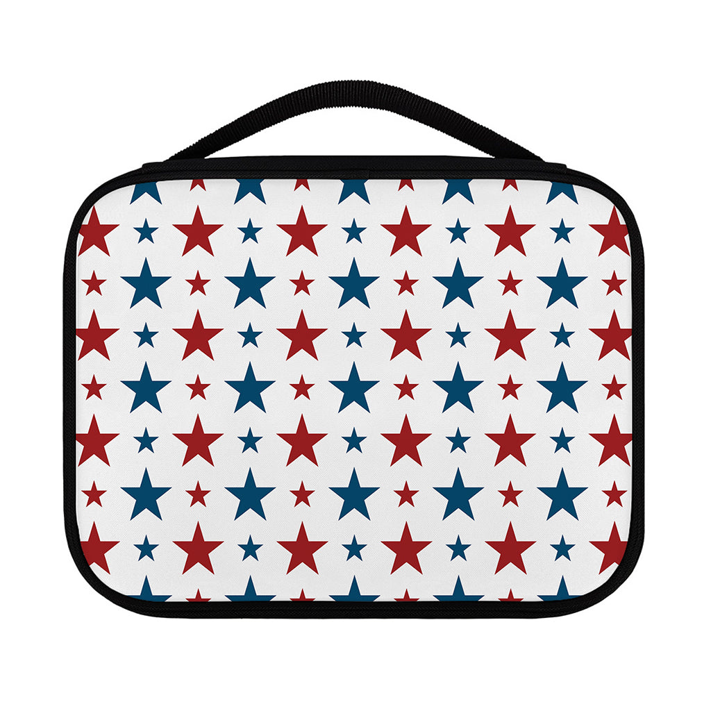 Red And Blue USA Star Pattern Print Classic Bible Case