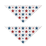 Red And Blue USA Star Pattern Print Dog Bandana