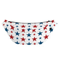 Red And Blue USA Star Pattern Print Fanny Pack