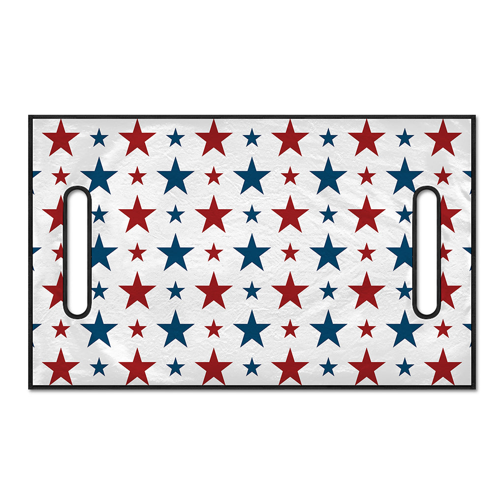Red And Blue USA Star Pattern Print Golf Cart Seat Cover