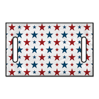 Red And Blue USA Star Pattern Print Golf Cart Seat Cover