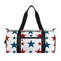Red And Blue USA Star Pattern Print Gym Bag