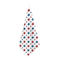 Red And Blue USA Star Pattern Print Hand Towel