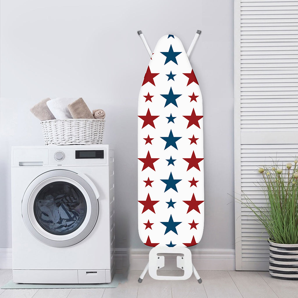 Red And Blue USA Star Pattern Print Ironing Board Cover