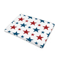 Red And Blue USA Star Pattern Print Pet Cooling Mat Cover