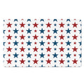 Red And Blue USA Star Pattern Print Polyester Doormat