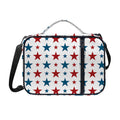 Red And Blue USA Star Pattern Print Shoulder Strap Bible Bag