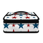 Red And Blue USA Star Pattern Print Small Lunch Bag