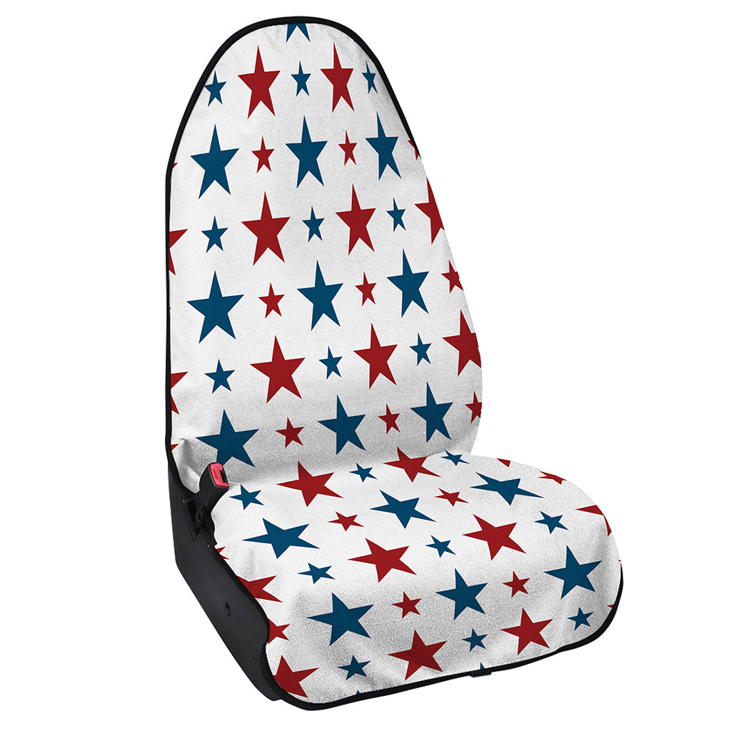 Red And Blue USA Star Pattern Print Waterproof Car Seat Cover