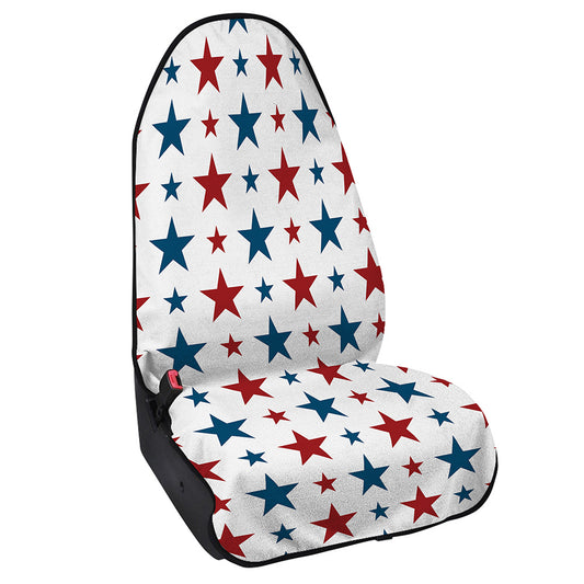 Red And Blue USA Star Pattern Print Waterproof Car Seat Cover