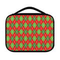 Red And Green Argyle Pattern Print Classic Bible Case