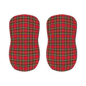 Red And Green Scottish Tartan Print Bar Stool Covers