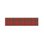 Red And Green Scottish Tartan Print Bed Runner