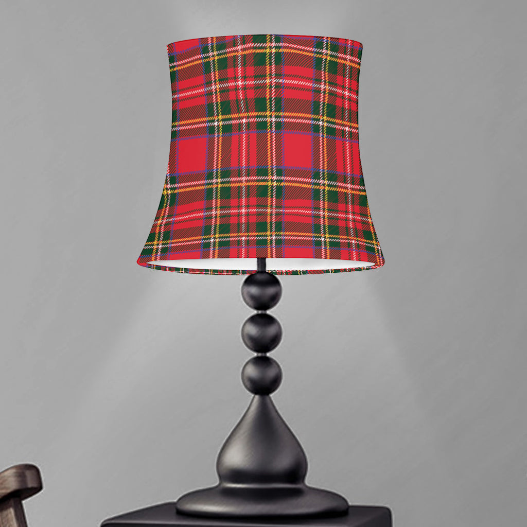 Red And Green Scottish Tartan Print Bell Lamp Shade