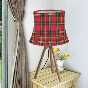 Red And Green Scottish Tartan Print Bell Lamp Shade