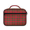 Red And Green Scottish Tartan Print Briefcase Bible Bag