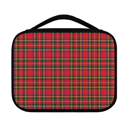 Red And Green Scottish Tartan Print Classic Bible Case