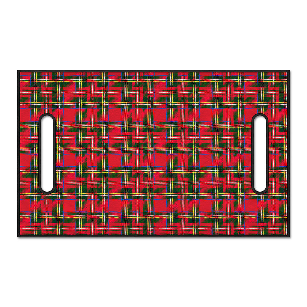Red And Green Scottish Tartan Print Golf Cart Seat Cover