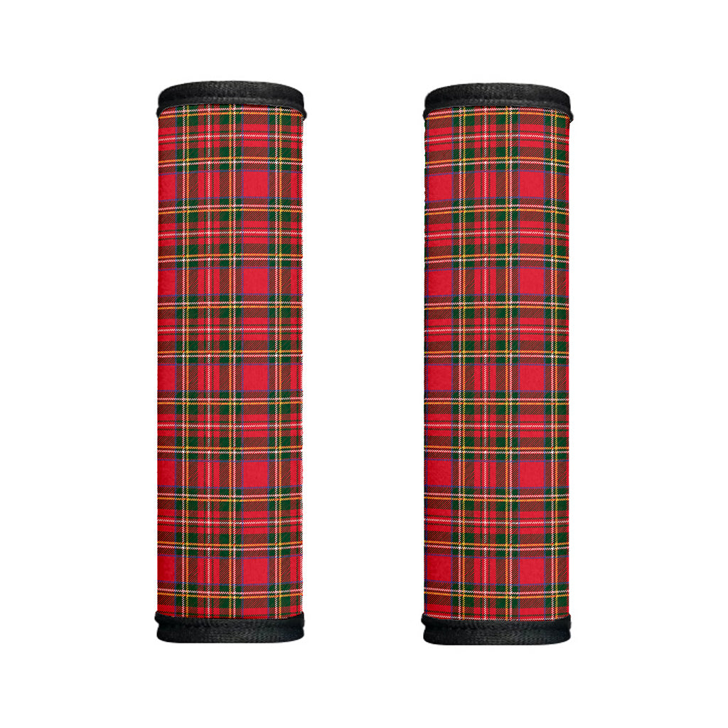 Red And Green Scottish Tartan Print Handle Covers