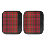 Red And Green Scottish Tartan Print Handle Covers