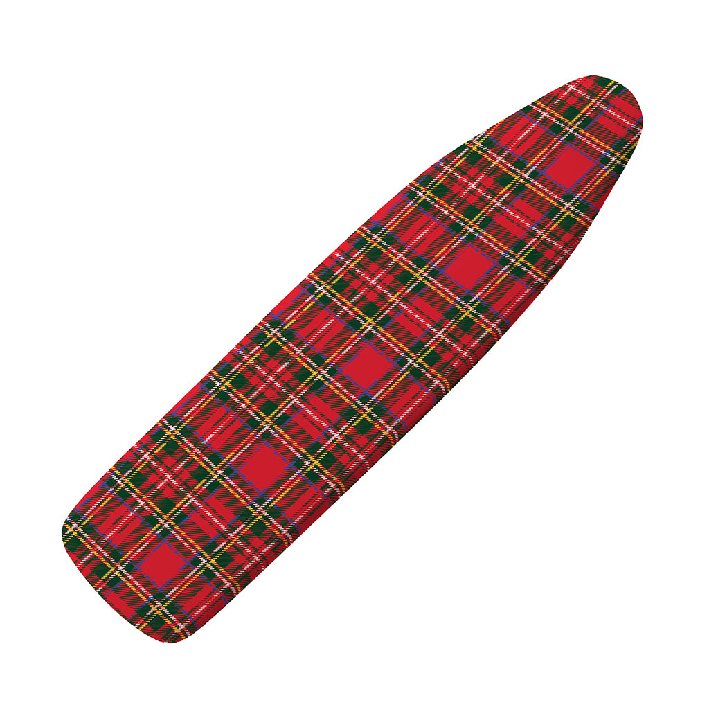 Red And Green Scottish Tartan Print Ironing Board Cover