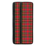 Red And Green Scottish Tartan Print Refrigerator Handle Covers