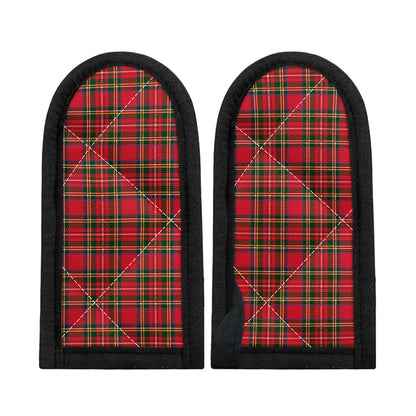 Red And Green Scottish Tartan Print Skillet Handle Cover