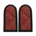 Red And Green Scottish Tartan Print Skillet Handle Cover