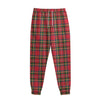 Red And Green Scottish Tartan Print Sweatpants