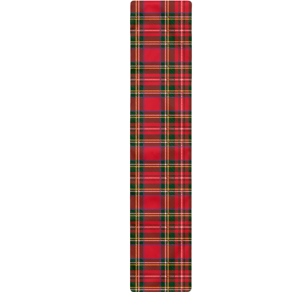 Red And Green Scottish Tartan Print Table Runner